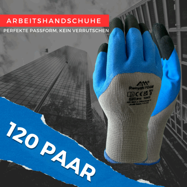 Pro Flexi Blue Arbeitshandschuhe - 120 Paar – Bild 2